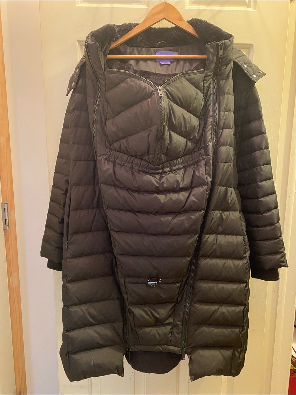 Seraphine Maternity Coat w/ removable baby wearing cover